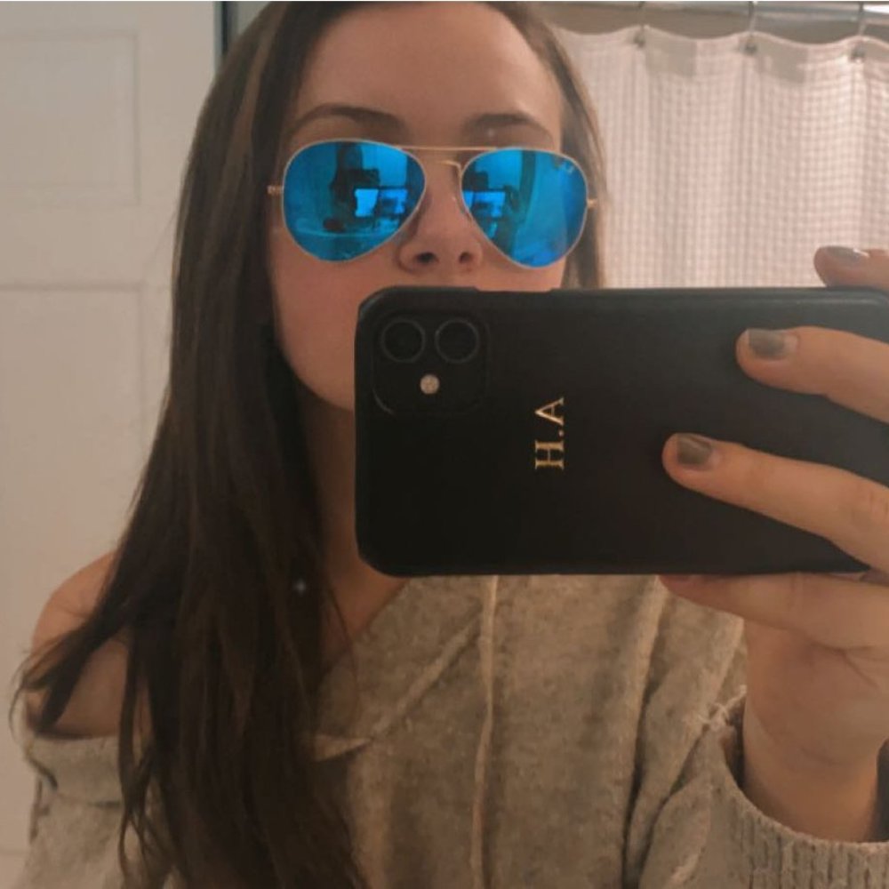 Blue Ray-Ban Aviators
